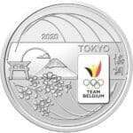 5 Euro Bélgica Juegos Olímpicos de Tokio 2021 - Moneda Nacional de Color Bélgica - Imagen 3