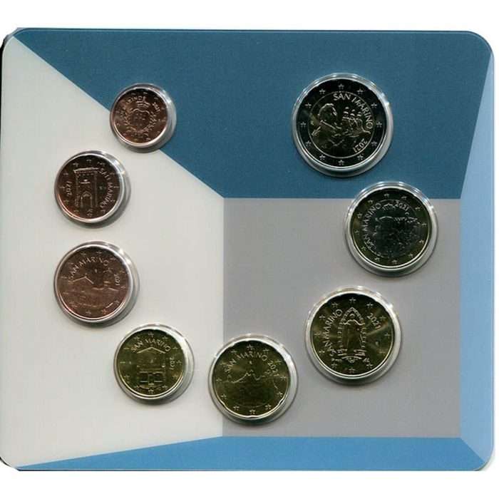 Bank Set Euro 2021 San Marino BU - Image 1