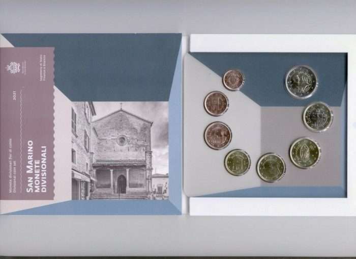 Bank Set Euro 2021 San Marino BU - Image 3