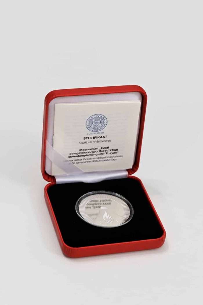 8 Euro de Plata Estonia 2021 - Juegos Olímpicos de Tokio - Imagen 3