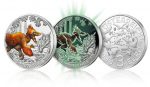 Austria 3 euro serie a colori "Dinosaurs" 2021 Deinonychus - immagine 2