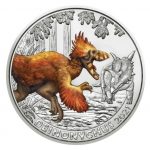 Austria 3 euro serie a colori "Dinosaurs" 2021 Deinonychus