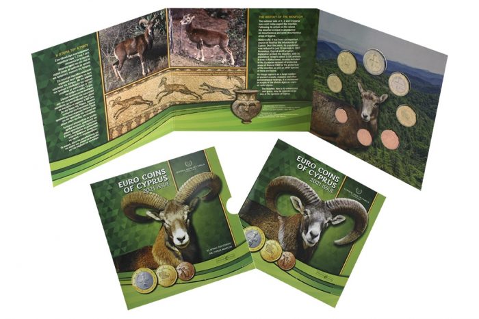 Банковский набор евро 2021 Кипр BU — изображение 2