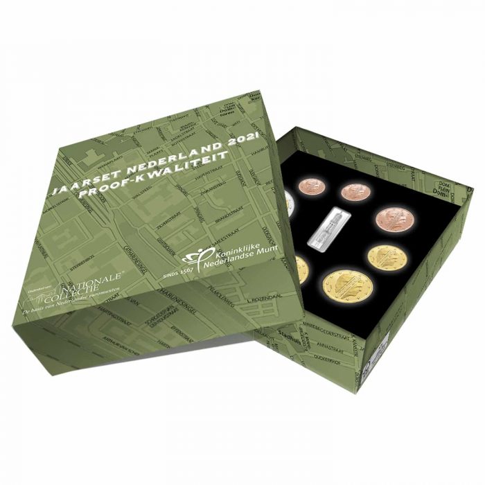 Pankkisetti 2021 Netherlands PROOF + Silver Bar - Image 1