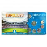 Банковский набор евро 2021 Словакия BU + жетон UEFA 2020