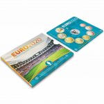 Банковский набор евро 2021 Словакия BU + жетон UEFA 2020 — изображение 2