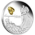 Серебряная монета 1 доллар Австралия 2021 - Свадьба
