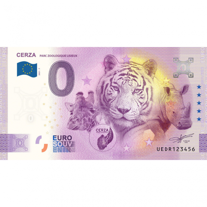0 eurot Prantsusmaa 2021 - CERZA Lisieux zooloogiapark - Image 1