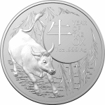 1 Dollaro Argento Australia 2021 - Anno del Bue (Seconda Edizione)