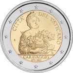 2 euro Vatican 2021 - 450th anniversary of the birth of Caravaggio BU - Image 2