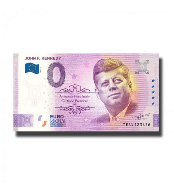 0 Euro Irlanti 2021 - John F.Kennedy - Image 1