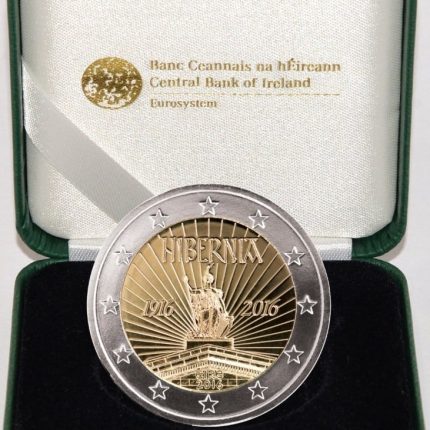 2 евро 2016 года Ирландия — 100 лет с Пасхального восстания PROOF