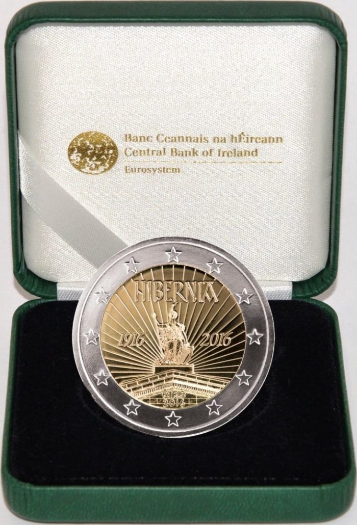 2 eurot 2016 Iirimaa - 100 aastat lihavõttepühade tõusu tõestusest - Image 1