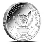 20 francs Congo Silver Coin 2020 - Whale - Image 2