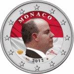 2 Euro Colored Coin 2012 Monaco - Regular