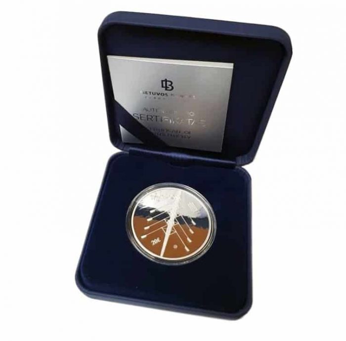 Cеребро Литва 20 евро 2021 - XXXII Олимпийские игры в Токио — изображение 3
