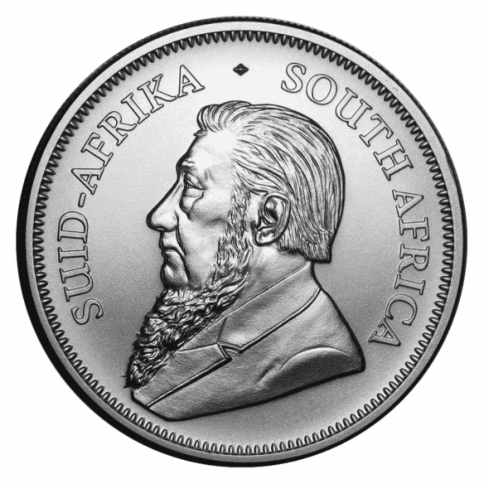 Hopeakolikko 1 rand Etelä-Afrikka 2021 - Krugerrand - Image 2
