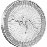 1 dollarin hopeakolikko Australia 2021 - Australian kenguru