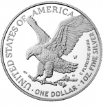 America Silver Coin 2021 - 1 Dollar American Eagle (Updated Reverse)