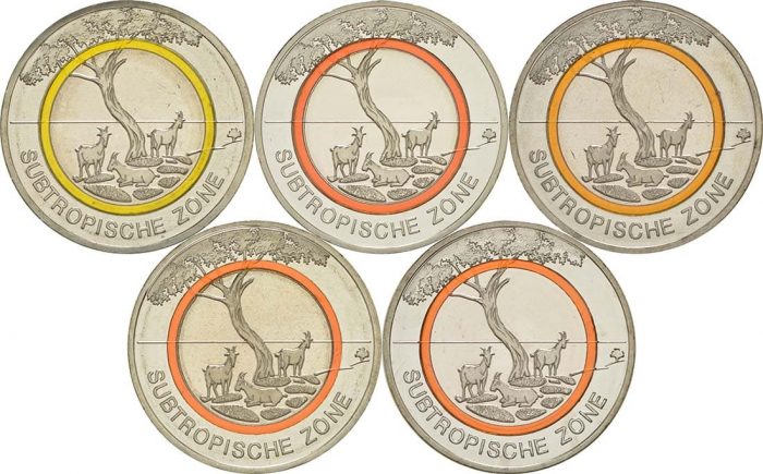 5 euro Germania 2018 - Zona subtropicale - immagine 3