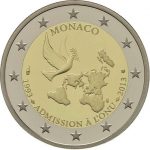 Ролл 2 евро Монако 2013 - 20-ти летие вступления Княжества Монако в ООН — изображение 2