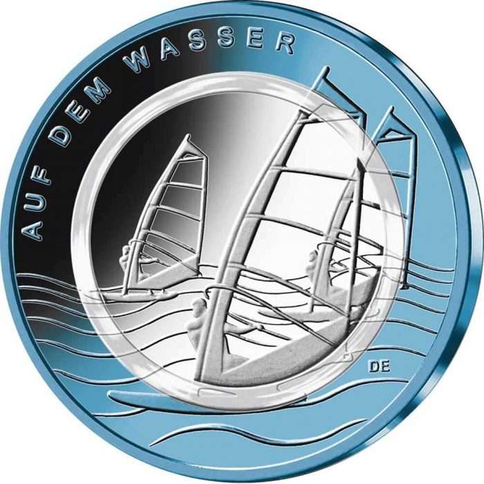 10 euros Alemania 2021 - Movimientos aéreos: Sobre el agua - Imagen 1