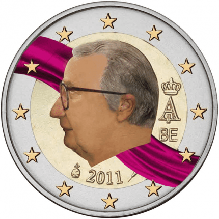 Vuoden 2 euron kolikko 2011 Belgia - säännöllinen numero