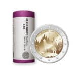 Roll 2 euro Estonia - National animal wolf