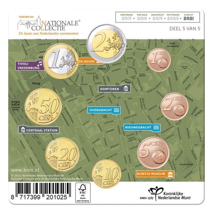 Serie de euros anual 2021 Países Bajos UNC - Imagen 2