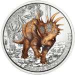 Itävalta 3 euron värisarja Dinosaurs - 2021 Styracosaurus