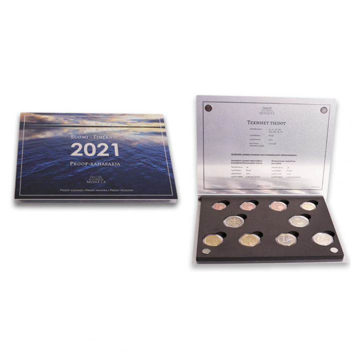 fin21pp Банковский набор евро 2021 Финляндия PROOF — изображение 1