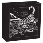 Moneta da 1 Dollaro Argento Australia 2022 - Anno della Tigre PROOF - immagine 4