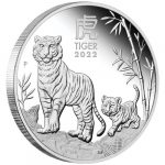 1 Dollar Silver Coin Australia 2022 - Year of the Tiger BU - Image 2