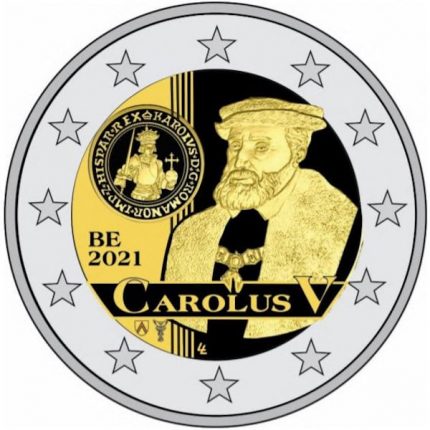 2 евро Бельгия 2021 - 500 лет выпуска монет Карла V (NL)