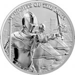 Moneta argento 5 Euro Malta 2021 - Cavalieri del Passato