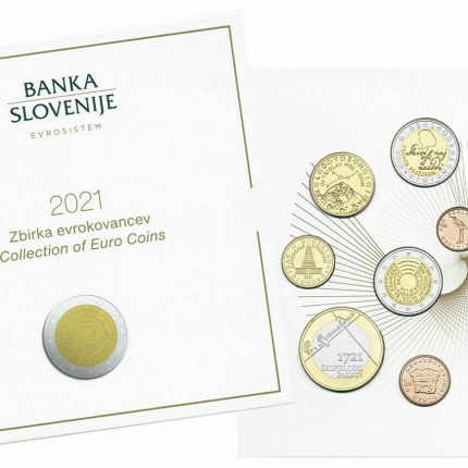 Банковский набор евро 2021 Словения BU