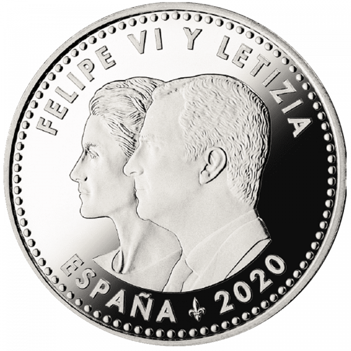 Moneta 30 euro argento Spagna 2020 - Grazie - immagine 2