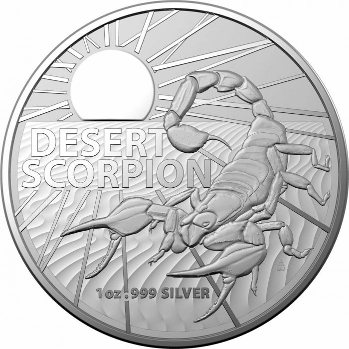Moneta d'argento Australia 2022 - Scorpione del deserto australiano - immagine 1
