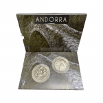1.25 euro Andorra 2021 coin pair - White Narcissus and La Margineda Bridge - Image 4