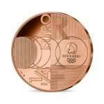 1/4 euro France 2021 - 2024 Olympics Handover of the Tokyo-Paris flag - Image 2