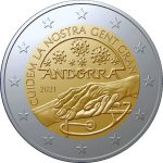 Andorra set 2 euros 2021 Our Lady of Meritchell + 2 euros Caring for the elderly - Image 5