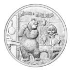 25 rublos Rusia 2021 Dibujos animados - Masha y el oso
