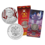 Värillinen kolikko 25 ruplaa Venäjä 2021 - Juri Nikulinin työ läpipainopakkauksessa