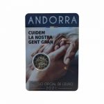 Andorra set 2 euros 2021 Our Lady of Meritchell + 2 euros Caring for the elderly - Image 3