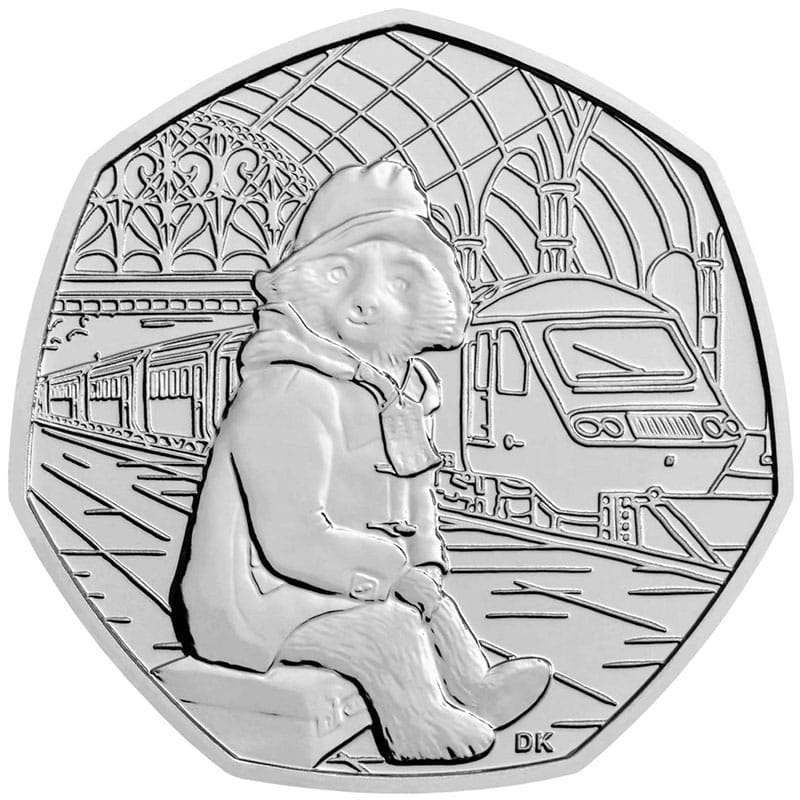 50 penniä UK 2018 – Paddington Bear Paddington Station – Coin24