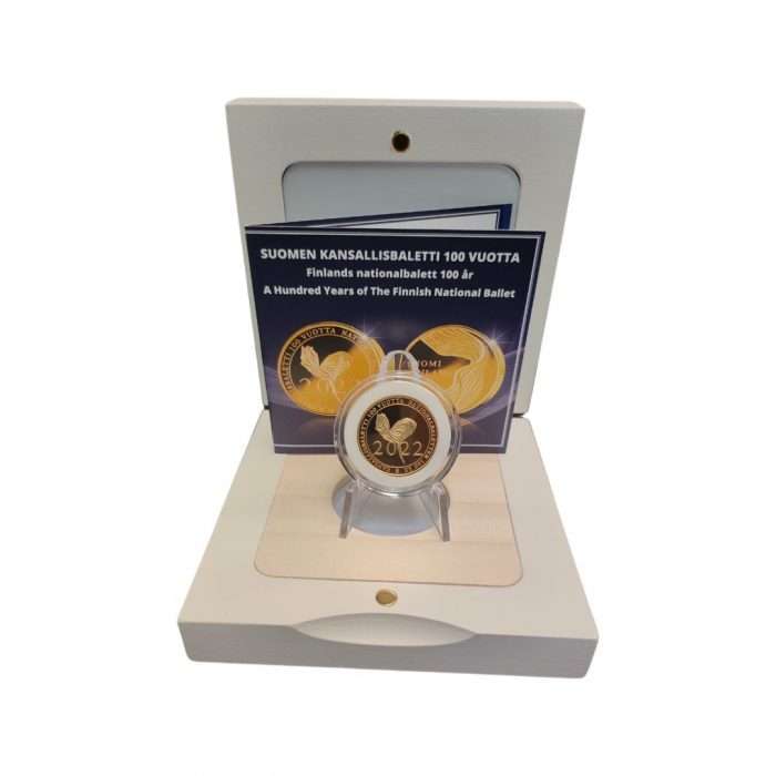 Moneda de 100 Euros oro Finlandia 2022 - 100 Aniversario del Ballet Nacional de Finlandia - Imagen 3