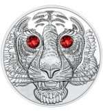 Moneta d'argento da 20 euro Austria 2022 - Tigre