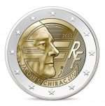 2 euro 2022 France - 90th anniversary of the birth of Jacques Chirac BU - Image 2