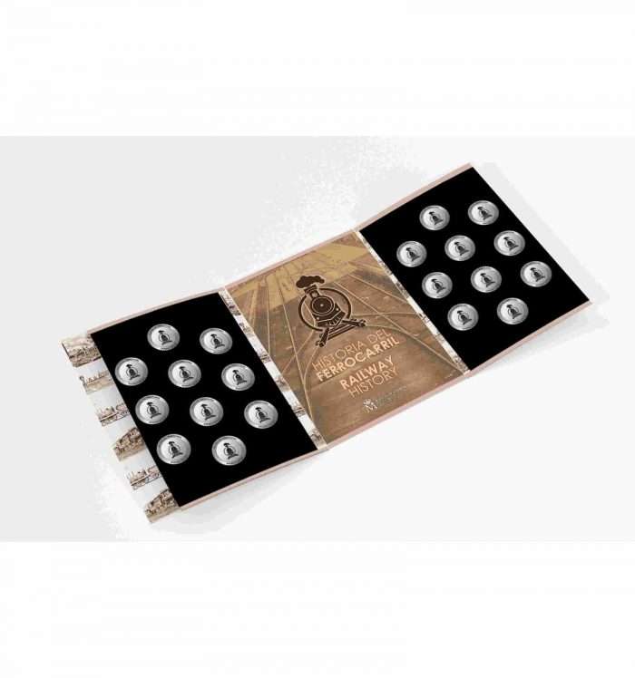 1,5-eurone Hispaania kollektsioon 2021 "Raudtee ajalugu" + album - Image 2