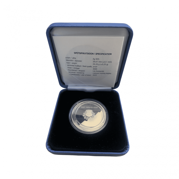 8-eurone hõbemünt Eesti 2022 - XXIV taliolümpiamängud Pekingis - Image 4